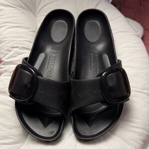 Birkenstock Black Slide Sandals